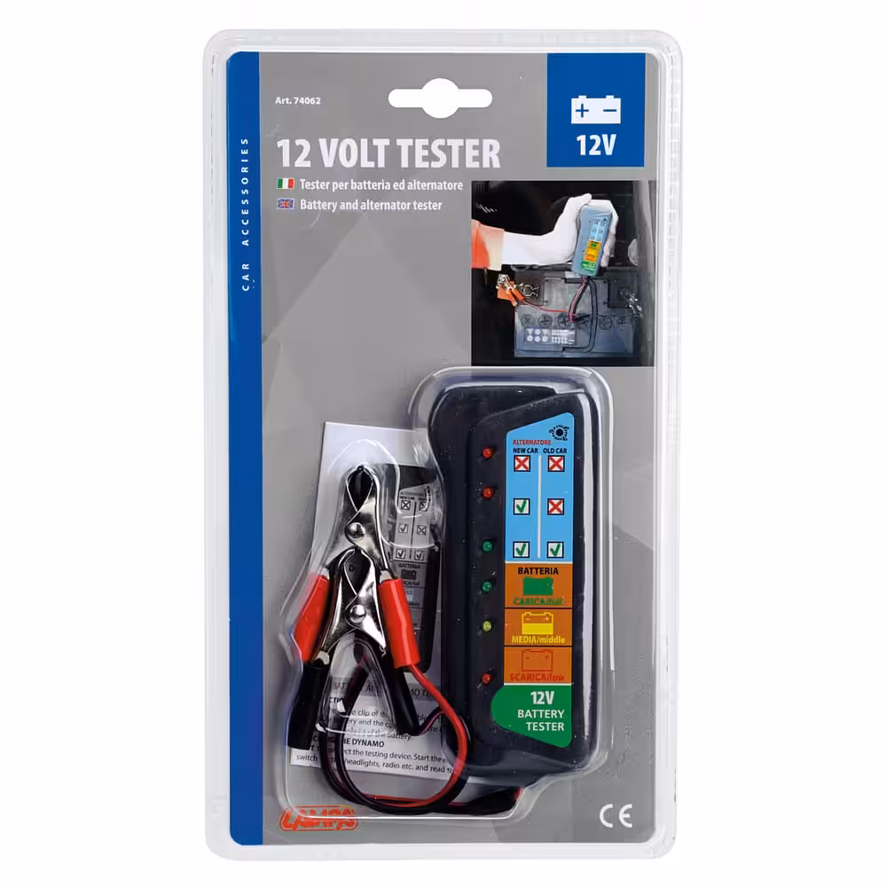 Testeur Batterie Et Alternateur Auto Moto Entretien 12V Charge Analyseur