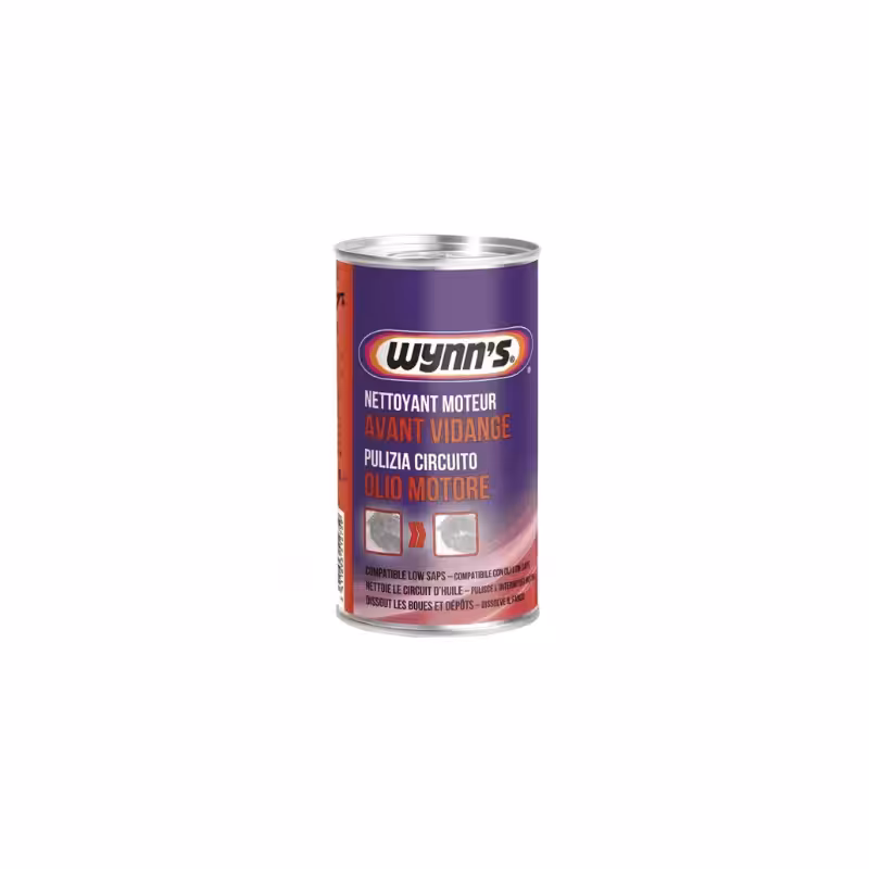 Nettoyant Moteur Avant Vidange, Additif Diesel et Moteur Essence 325ml Wynn’s