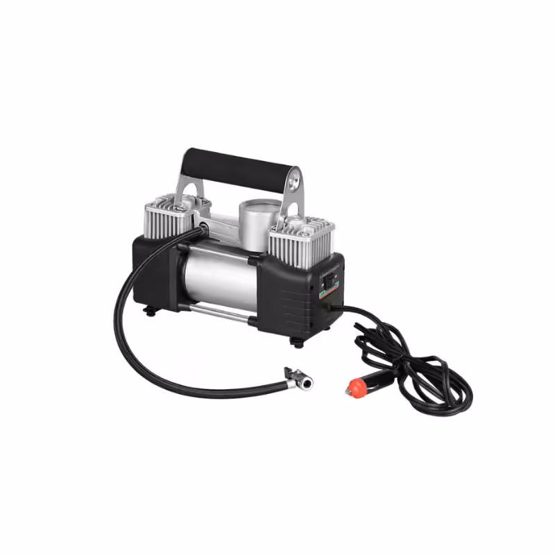 Compresseur à air portable 628/85L mn-12 V double piston pour pneus voiture,Velo,Ballon Sport,