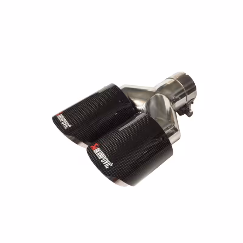 Embout Sortie d’échappement double en fibre de carbone Brillant Akrapovic TP-CT/10 pour BMW M5 (F10) scellé