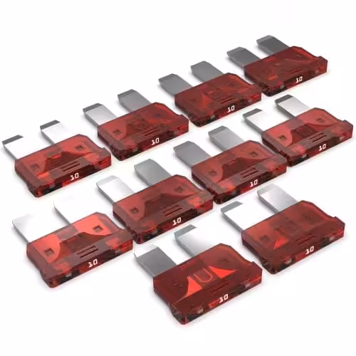 10 Lame Fusible Enfichable Voiture 10A