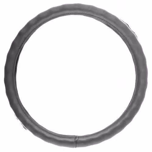 Couvre Volant Similicuir Gris – Ø 37/39 Cm