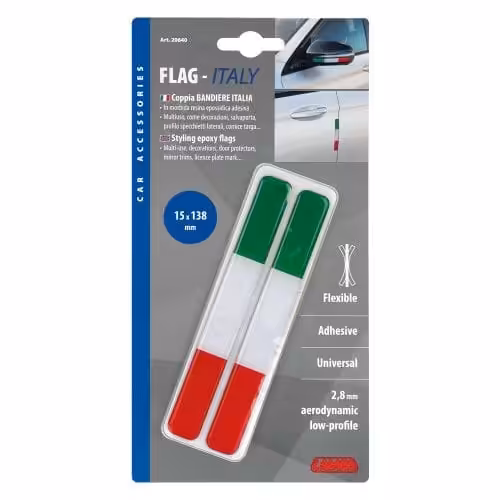 Jeu De Deux Autocollants 3D Adhésive – 15X138 Mm