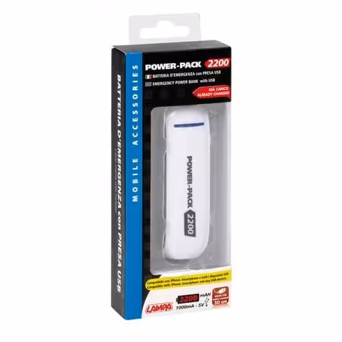 Banque D’Alimentation De Secours Avec Usb -2200