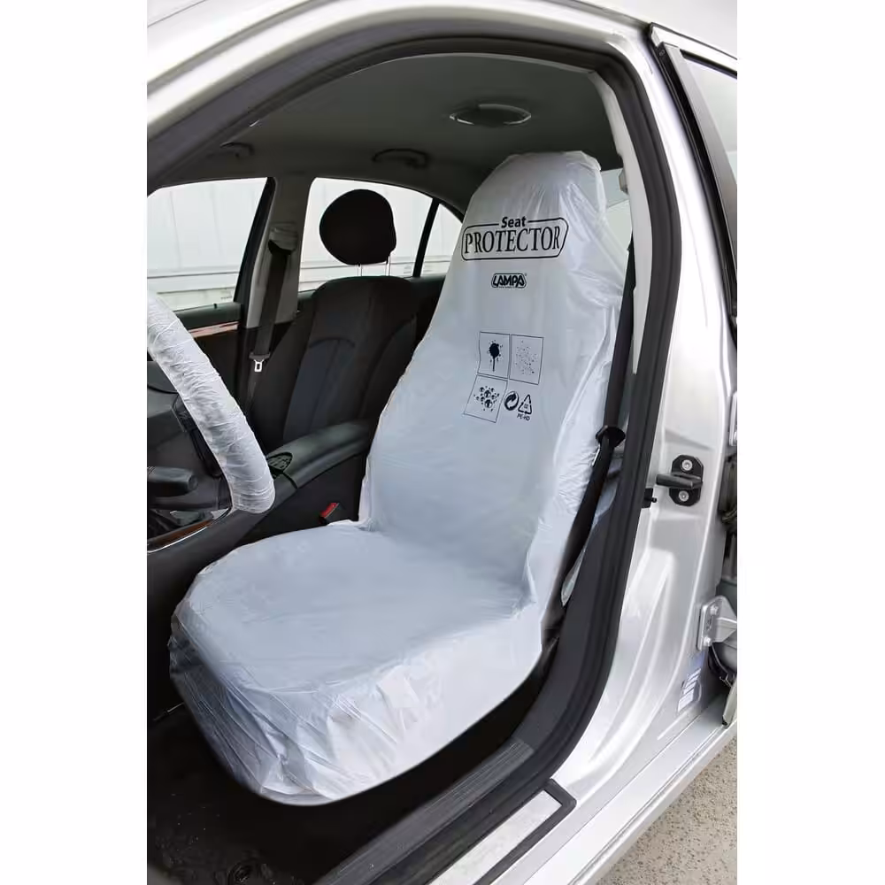 Protection siège en PE- distributeur 100 pcs