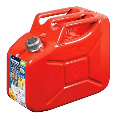 Jerrican Carburant En Métal Rouge – 10L
