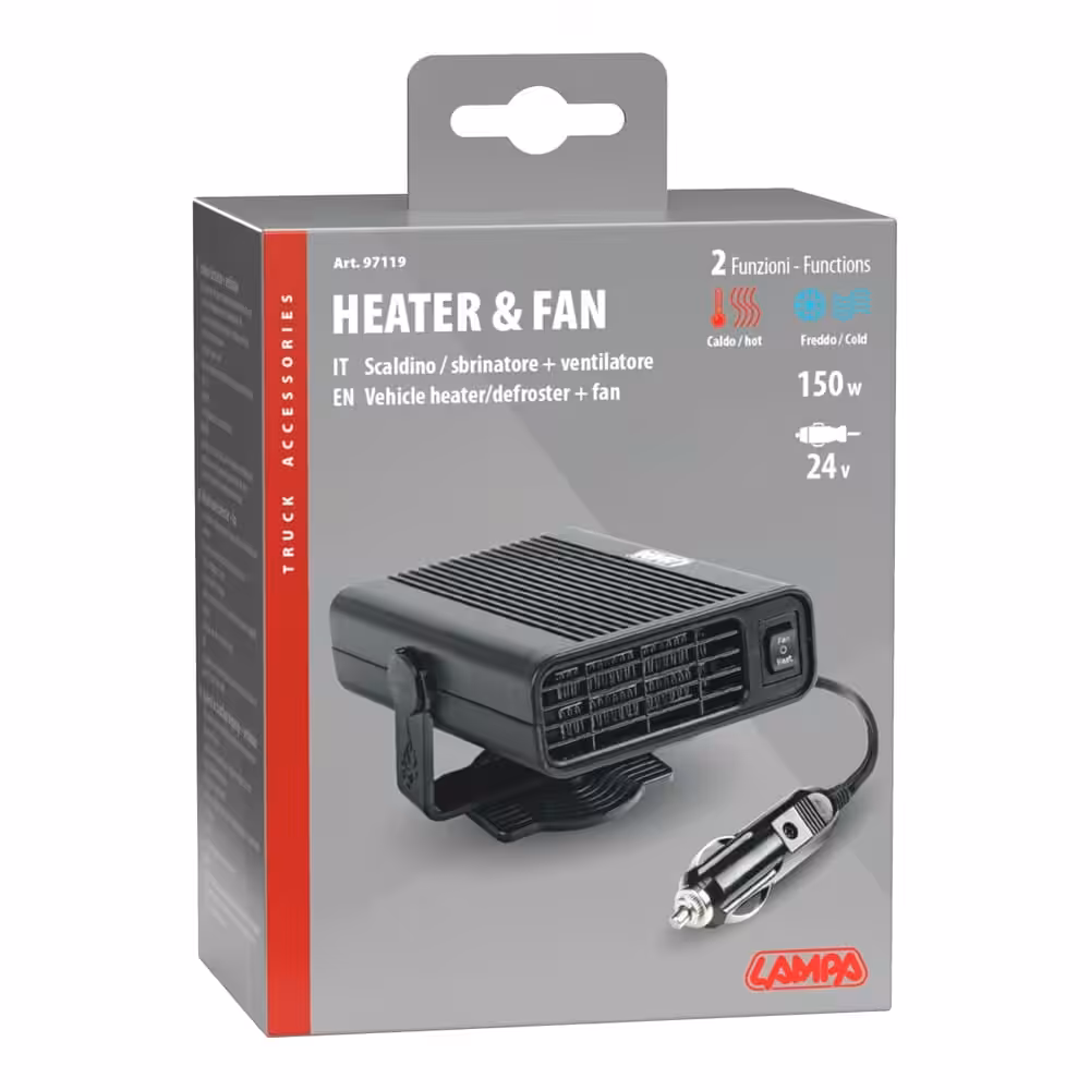 Heater & Fan, appareil de chauffage dégivrage et ventilateur – 24V – 150W