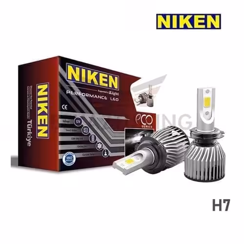 Lampe Led Xénon Eco H7 -40W De Puissance Et 8000Lm De Flux Lumineux
