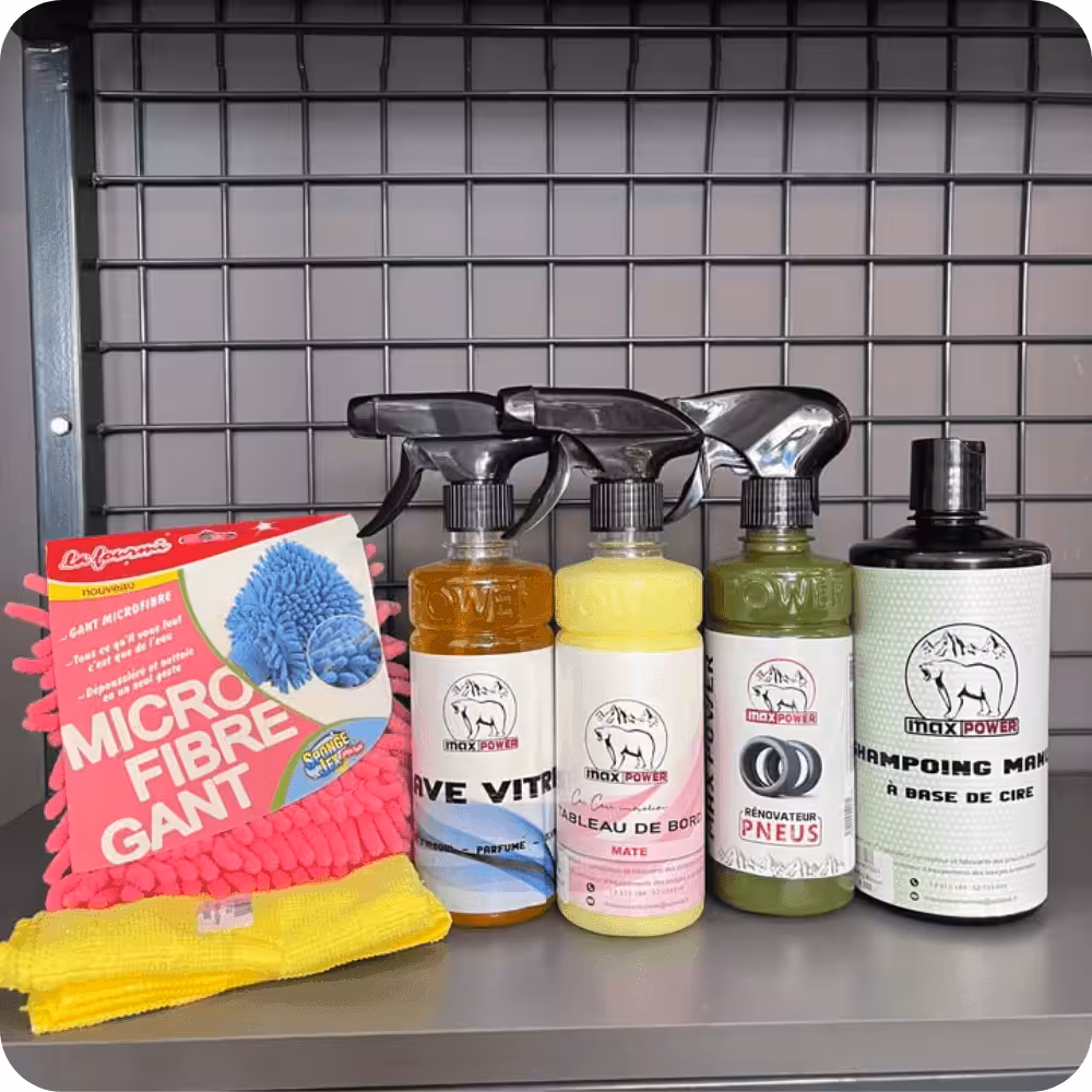 Kit complet de nettoyage & detailing auto