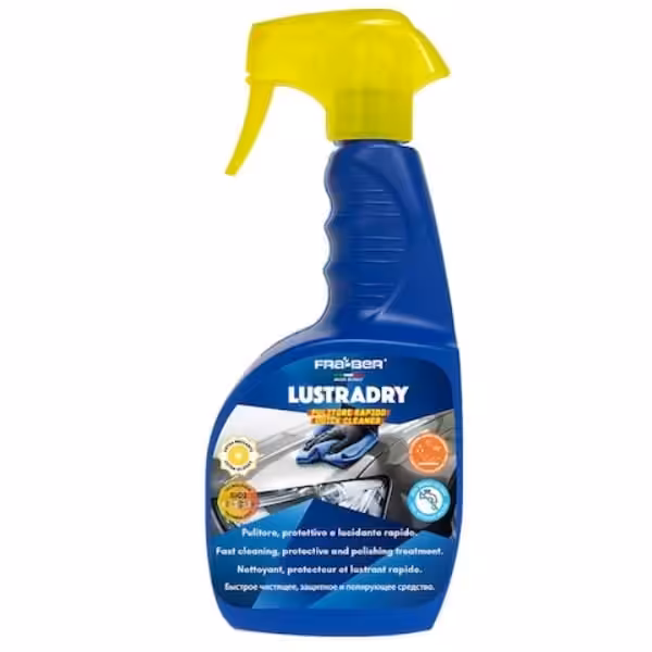 Fraber LUSTRADRY Nettoyant nanotechnologique à effet brillant et sans l’utilisation d’eau 750 ml