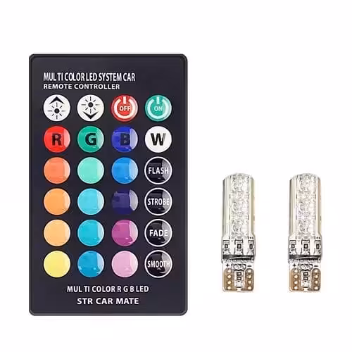 Lampe Automatique De Voiture – Colorée Multicolore De Led
