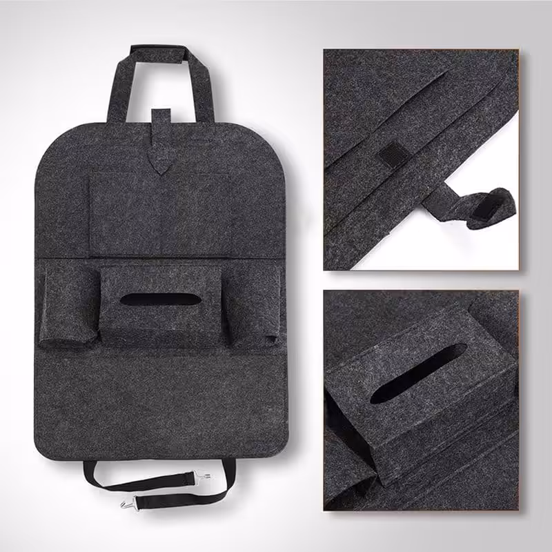 Organisateur de voiture pour siège auto, protection dorsale