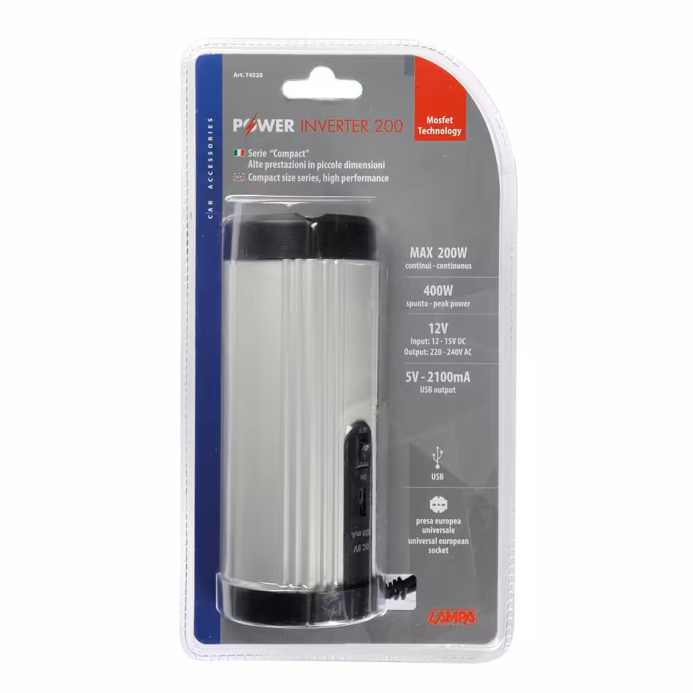 Tronsformateur de courant Lampa 12v  à 220v-240v