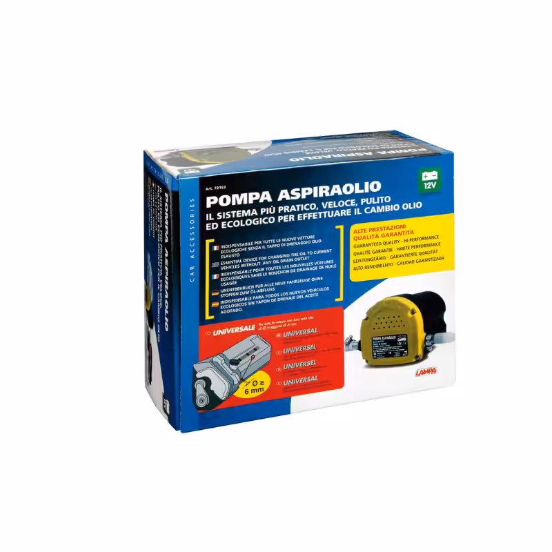 Pompe aspirante pour huile 12V