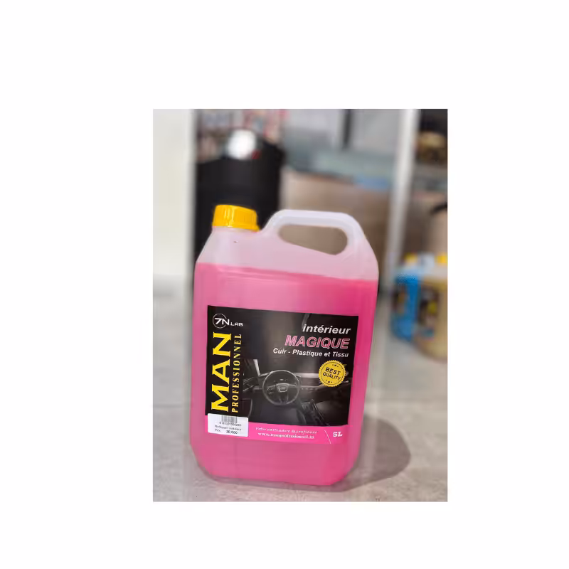 Man nettoyant cuir plastique et tissu magique de voiture