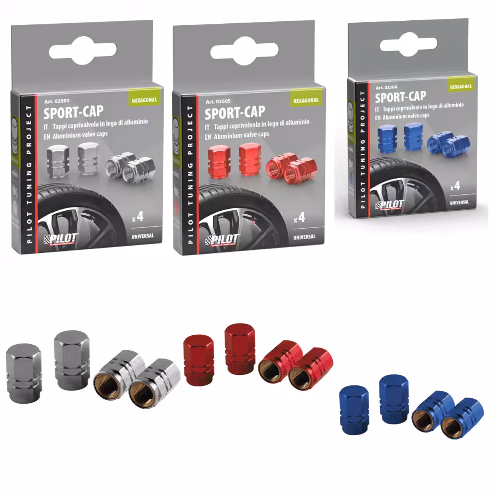 Sport-Cap bouchons couvre valve en Aluminium Lampa