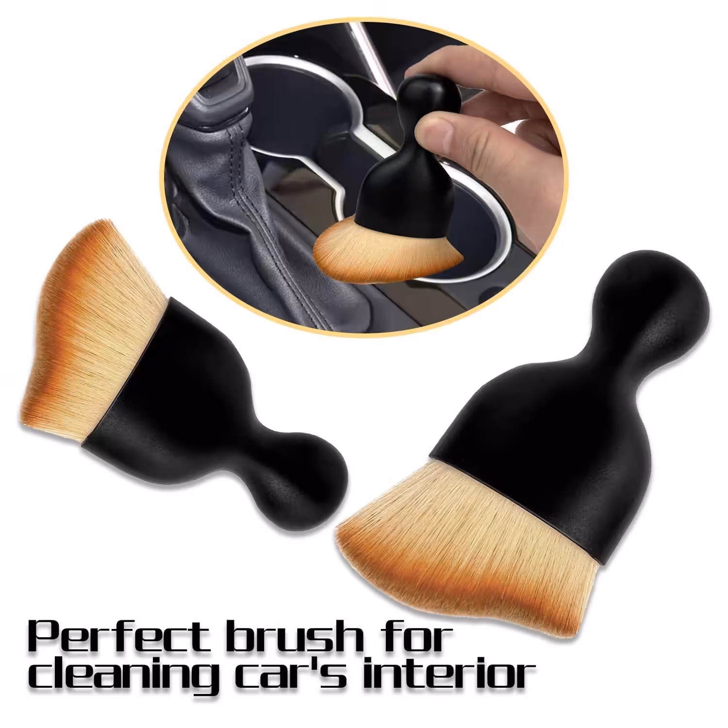 Brosse de nettoyage d’intérieur de voiture super douce – 1 pièce