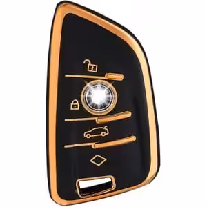 Étui de clé de voiture en TPU Compatible avec BMW