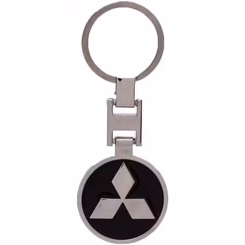 Porte-clés de voiture avec logo Mitsubishi