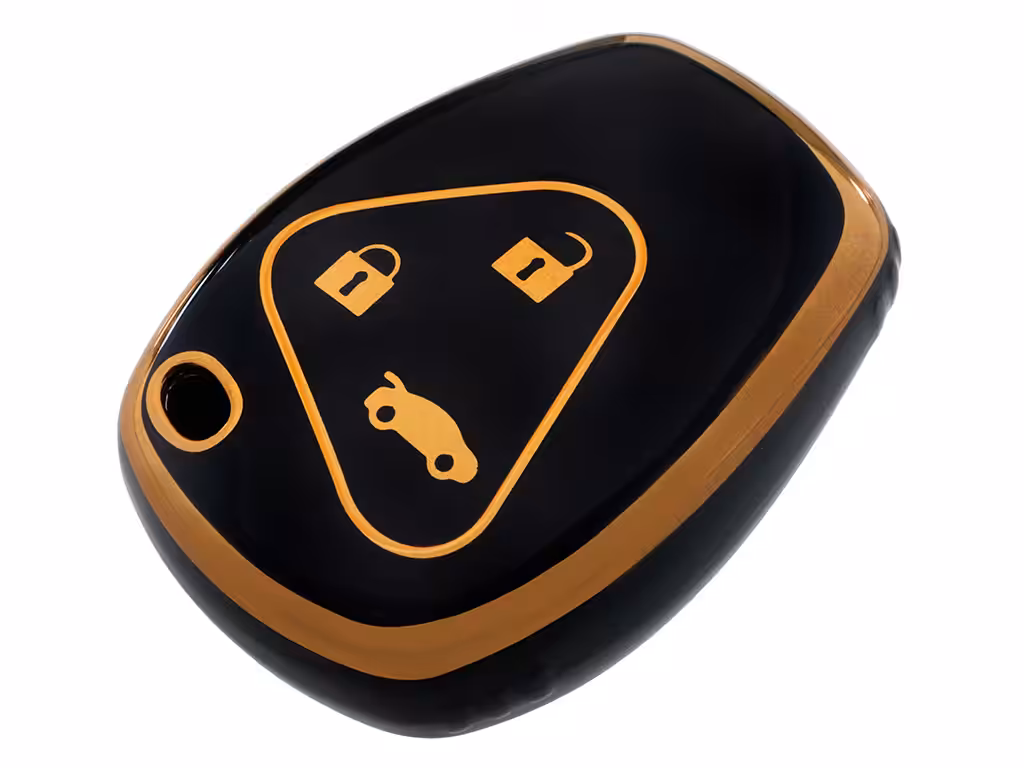 Étui de clé de voiture en TPU Compatible avec Renault