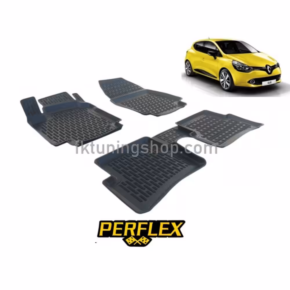 tapis de sol 3D profonds pour Renault Clio 4, Perflex