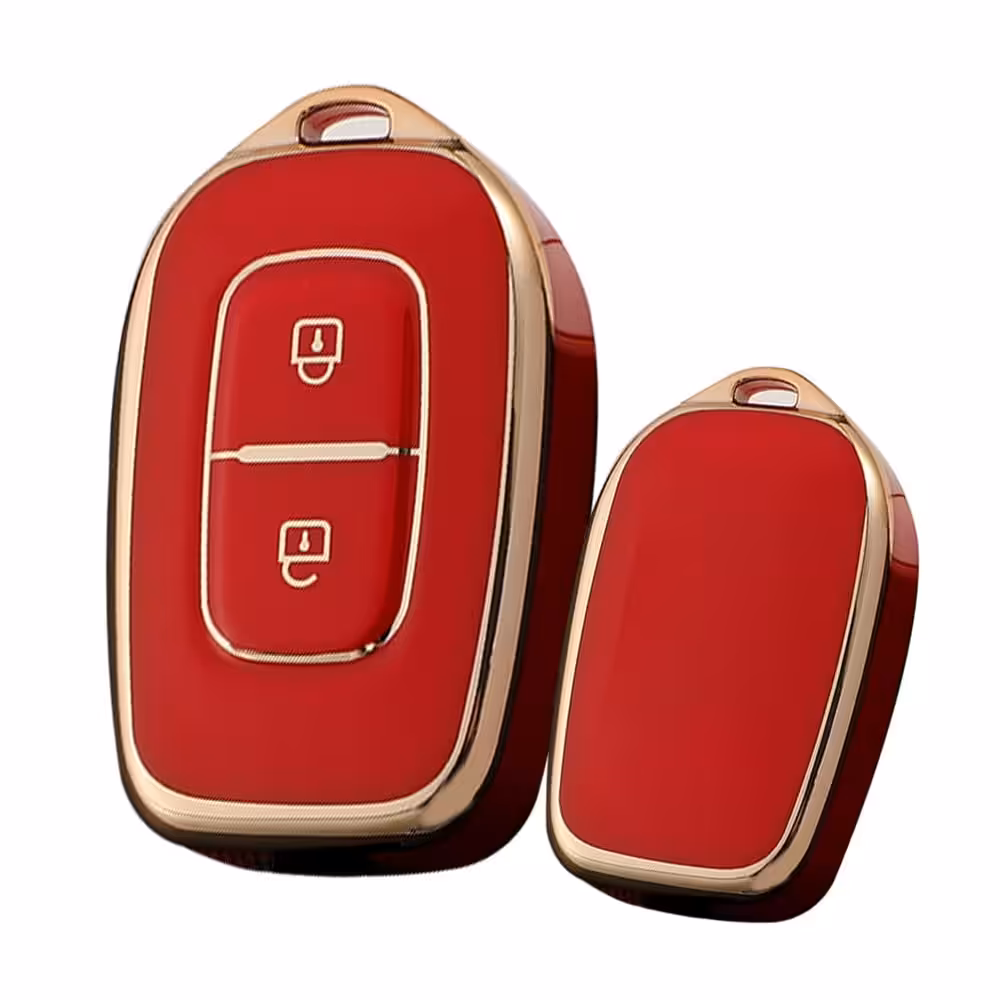 Étui de clé de voiture en TPU Compatible avec Renault