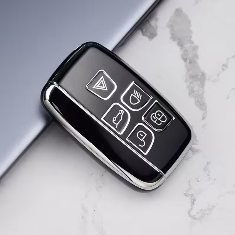 Étui de clé de voiture en TPU Compatible avec Range Rover
