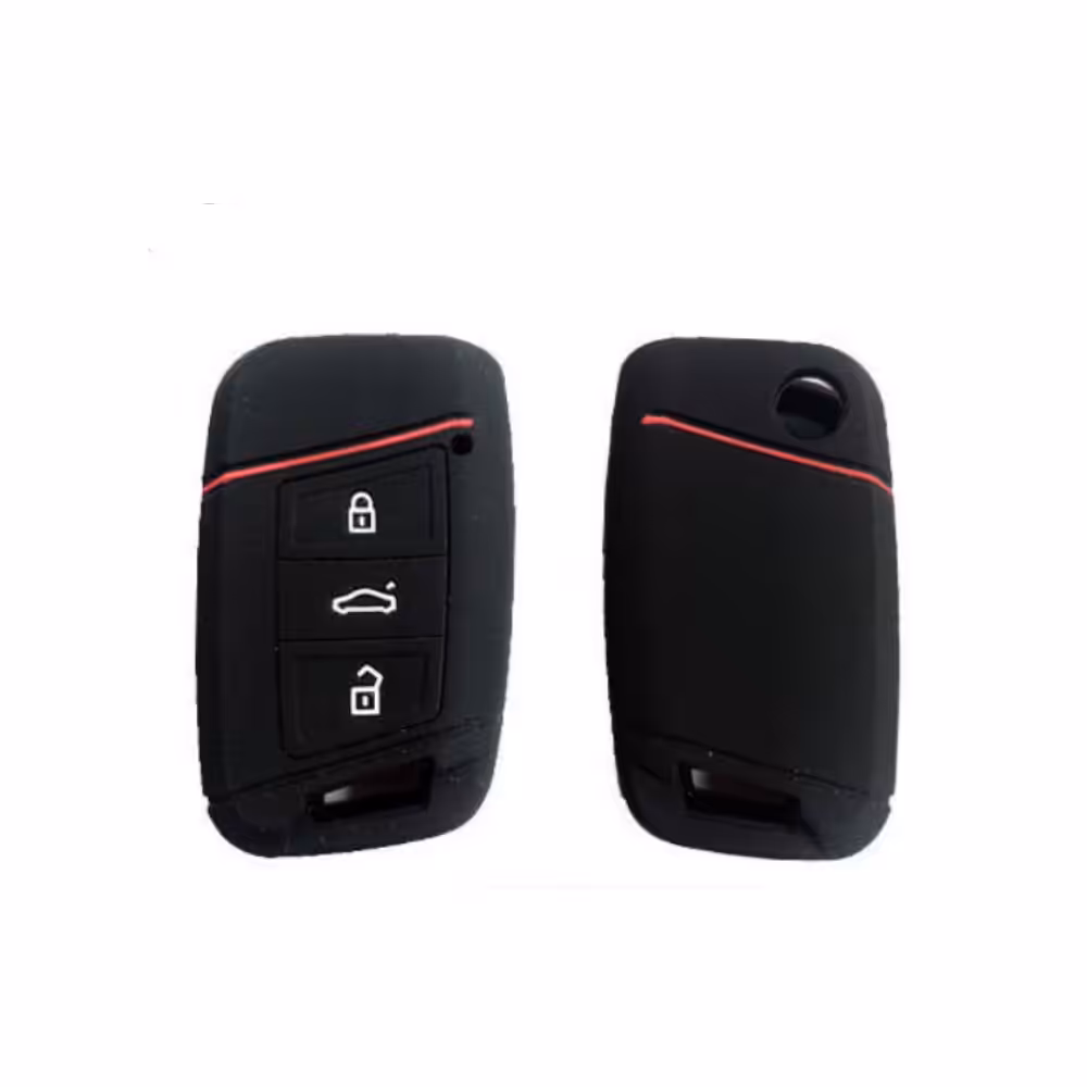 Coque de protection en silicone pour clé de voiture Volkswagen – Seat