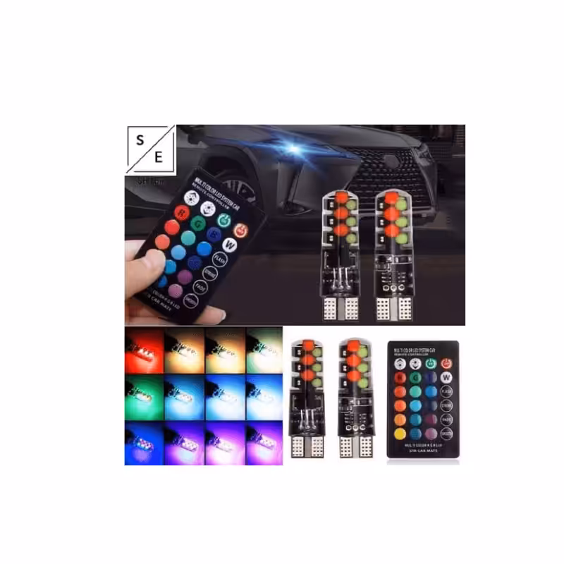 Lampe Automatique De Voiture – Colorée Multicolore De Led