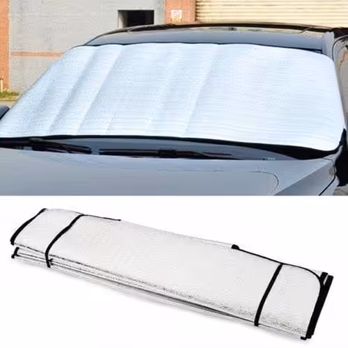 Pare-Soleil Voiture Standard Chromé – 140Cmx70Cm