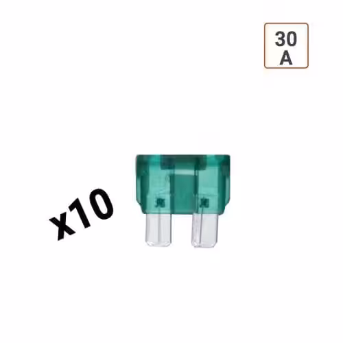 10 Lame Fusible Enfichable Voiture 30A
