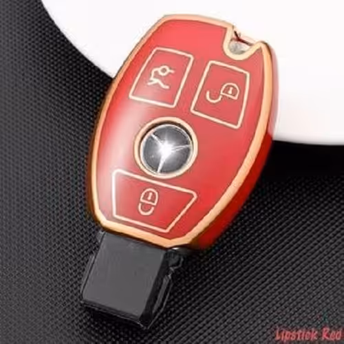 Coque Pour Clé Voiture Télécommande Sans Clé 3 Boutons Noir