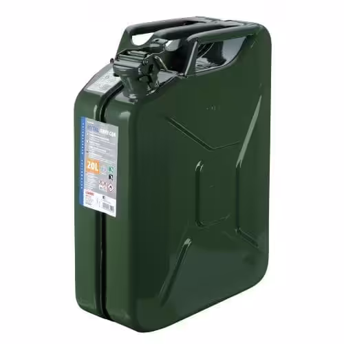 Jerricane Carburant Type Militaire En Métal -20 L