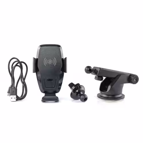 Support De Téléphone A Ventouse Avec Chargeur Sans Fil