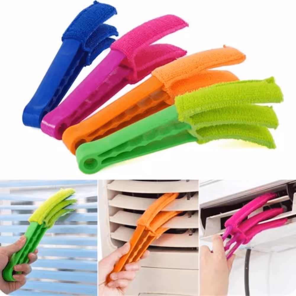 Mini plumeaux pour grille d’aération de voiture, Nettoyeur et brosse de climatisation automobil
