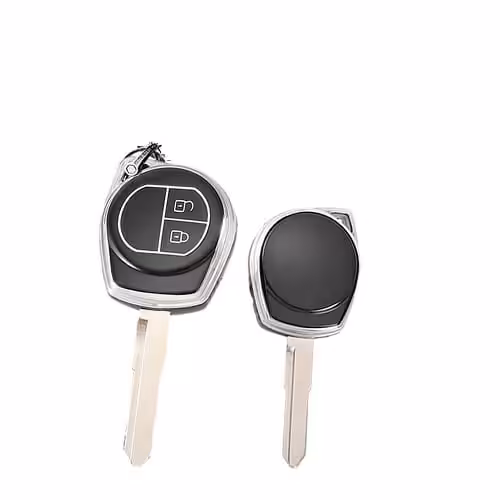 Étui de clé de voiture en TPU Compatible avec Suzuki