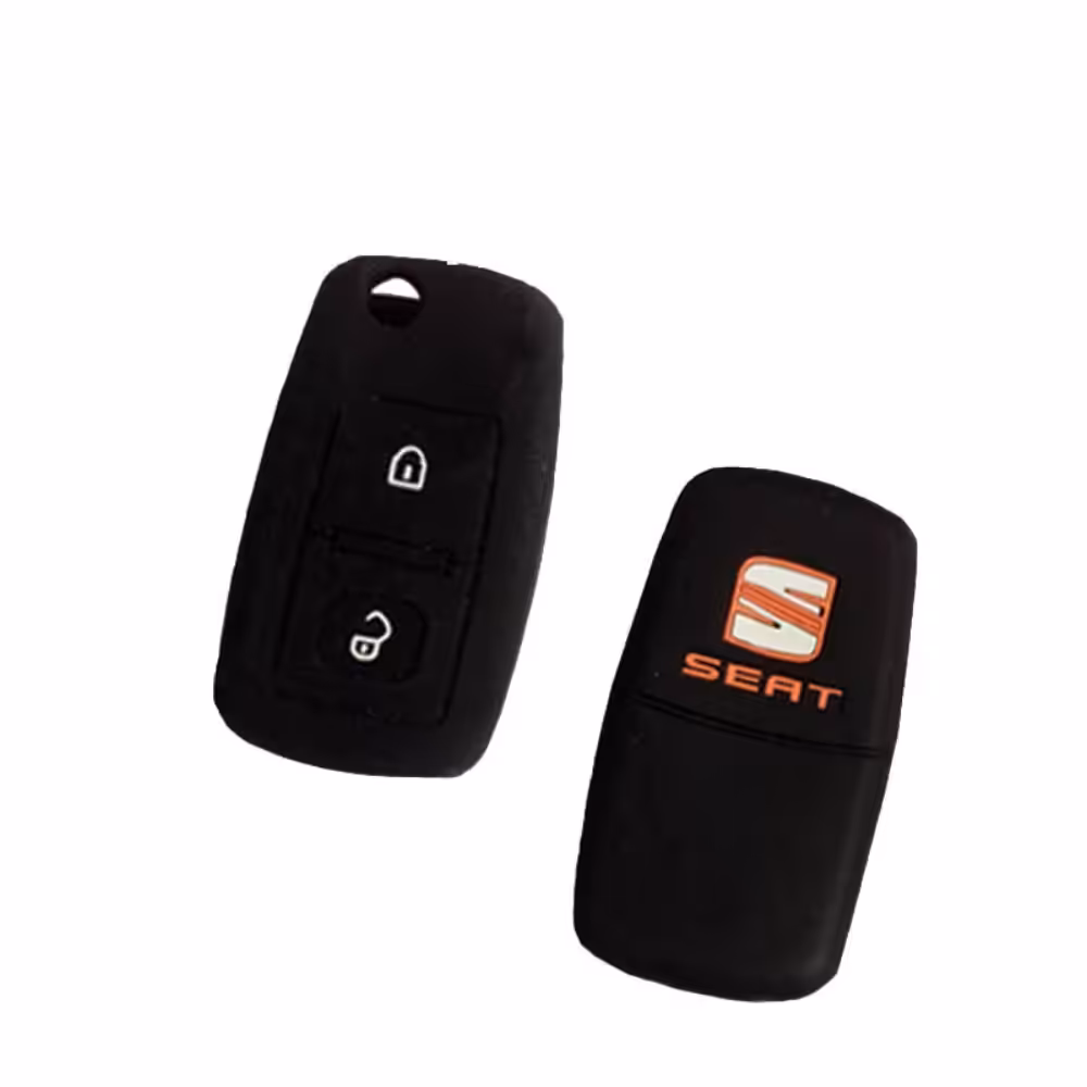 Coque de protection en silicone pour clé de voiture – Seat