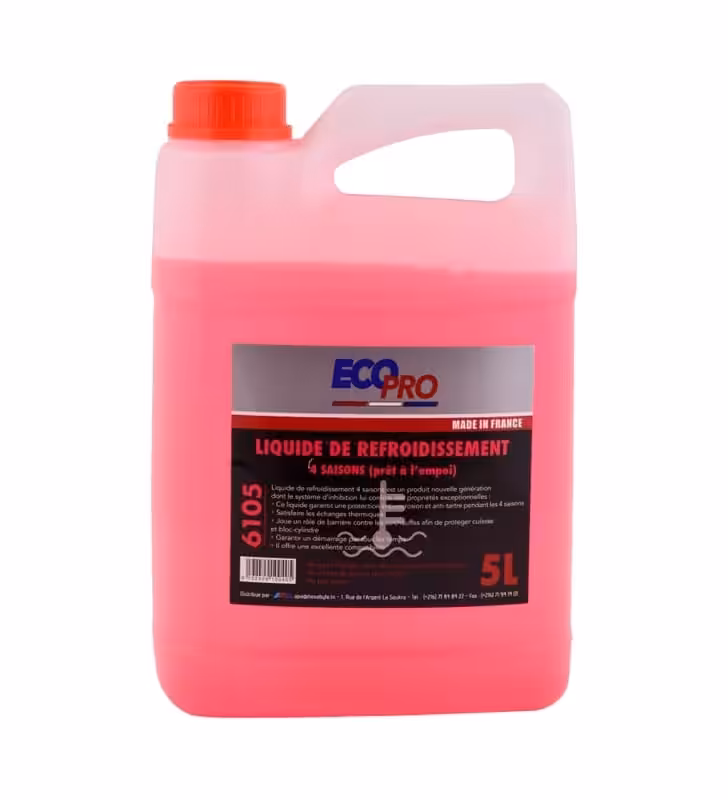 Eau Radiateur 4 Saisons 5L ; EcoPro