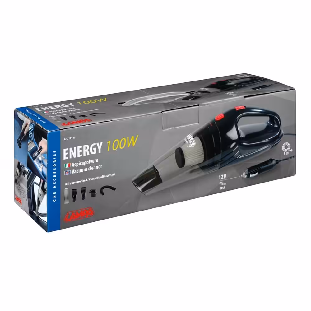 Energy, Aspirateur – 12V – 100W