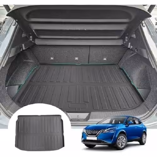Tapis De Coffre Sur Mesure Pvc 3D Pour Nissan Qashqaï 2014+