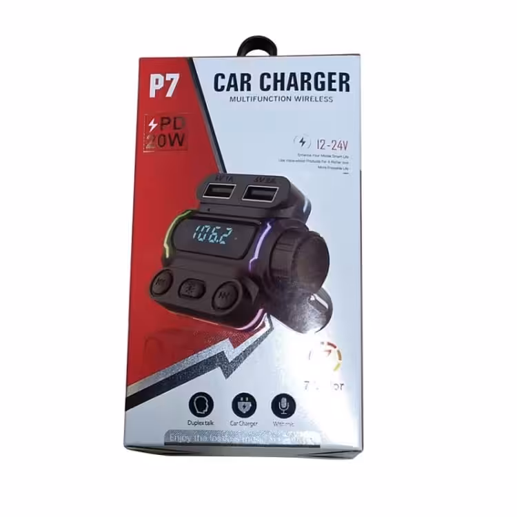 Transmetteur FM de lecteur MP3 de voiture à double charge rapide