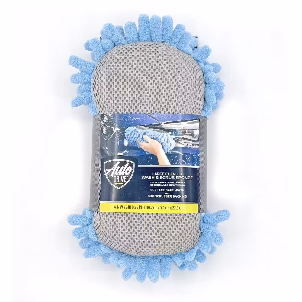 Eponge en microfibre de lavage de voiture à entraînement automatique