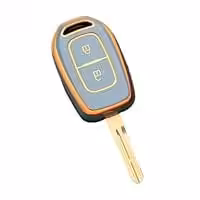 Étui de clé de voiture en TPU Compatible avec Renault